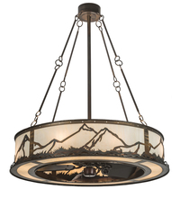 Meyda Black 190518 - 44" Wide Mountain Range Chandel-Air