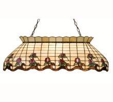 Meyda Black 19136 - 40"L Roseborder Oblong Pendant