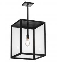 Meyda Black 193802 - 14" Square Quadrato Pendant