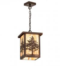 Meyda Black 194234 - 10" Square Tamarack Pendant