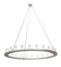 Meyda Black 196702 - 72" Wide Loxley 24 LT Chandelier