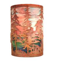 Meyda Black 19735 - 12" Wide Tall Pines Wall Sconce