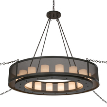 Meyda Black 197721 - 56"W Loxley Golpe 16 LT Chandelier