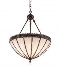 Meyda Black 198338 - 21" Wide Gothic Inverted Pendant