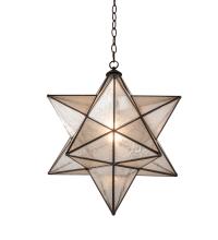 Meyda Black 198460 - 18" Wide Moravian Star Pendant