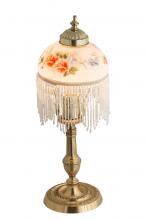 Meyda Black 202647 - 6" Wide Roussillon Rose Bouquet Table Lamp