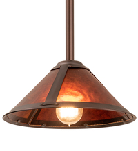 Meyda Black 203679 - 12" Wide Sutter Pendant