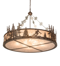 Meyda Black 203683 - 48" Wide Alpine Inverted Pendant