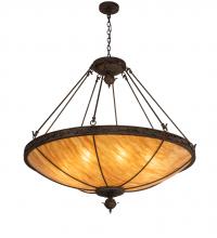 Meyda Black 204286 - 48" Wide Arabesque Inverted Pendant