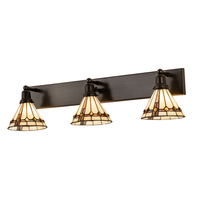 Meyda Black 204517 - 36" Wide Belvidere 3 Light Vanity