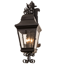 Meyda Black 210564 - 11" Wide Vincente Lantern Wall Sconce