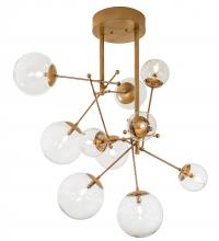 Meyda Black 210833 - 40" Wide Bola Matrix Chandelier