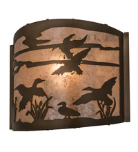 Meyda Black 211787 - 12" Wide Ducks in Flight Wall Sconce