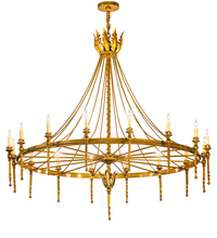 Meyda Black 211951 - 56" Wide Amaury 16 Light Chandelier