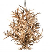 Meyda Black 212261 - 84" Wide Antlers 16 Light Chandelier