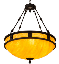 Meyda Black 212502 - 28" Wide Capella Inverted Pendant