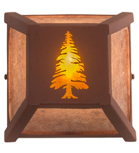 Meyda Black 213699 - 7" Wide Tall Pines Wall Sconce