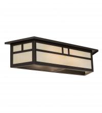 Meyda Black 214574 - 28" Wide Hyde Park Double Bar Mission Vanity Light