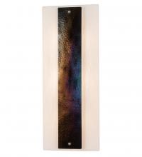 Meyda Black 215658 - 12" Wide Metro Aurora Borealis Wall Sconce