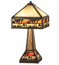 Meyda Black 217641 - 26" High Camel Mission Table Lamp