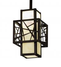 Meyda Black 217646 - 7" Square Quadrato Rich Umador Pendant