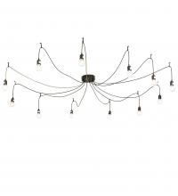 Meyda Black 218827 - 120" Wide Castiliolite 12 Light Pendant