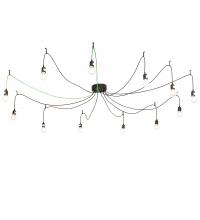 Meyda Black 218830 - 120" Wide Castiliolite 12 Light Pendant