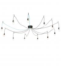 Meyda Black 218833 - 120" Wide Castiliolite 12 Light Pendant