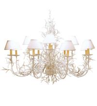 Meyda Black 220136 - 48" Wide Twigs 12 Light Chandelier