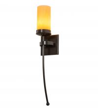 Meyda Black 222210 - 6" Wide Bechar Wall Sconce