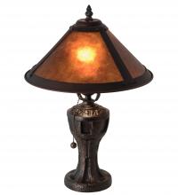 Meyda Black 224098 - 17" High Sutter Table Lamp