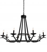 Meyda Black 225442 - 48" Wide Octavia 8 Light Chandelier