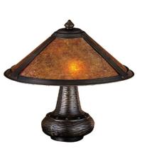 Meyda Black 22619 - 14" High Sutter Accent Lamp