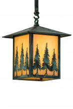 Meyda Black 229695 - 9" Square Seneca Tall Pines Pendant