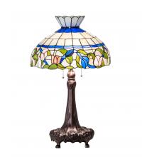 Meyda Black 230475 - 33" High Rose Vine Table Lamp