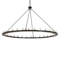 Meyda Black 231219 - 96" Wide Loxley 32 Light Chandelier