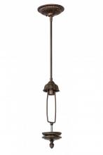 Meyda Black 23198 - 5.5"W Mahogany Bronze 1 LT Inverted Pendant Hardware