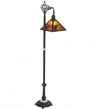 Meyda Black 232664 - 68" High Loon Pine Needle Floor Lamp