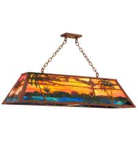 Meyda Black 23297 - 46"L Swamp Oblong Pendant