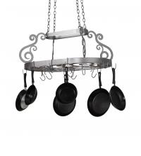 Meyda Black 233634 - 38" Long Neo Pot Rack