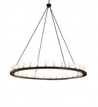 Meyda Black 233791 - 94" Wide Loxley 32 Light Chandelier