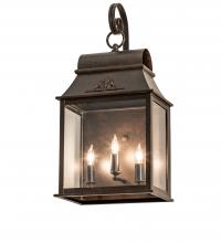 Meyda Black 233843 - 10" Wide Bastille Lantern Wall Sconce