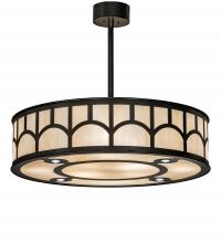 Meyda Black 235016 - 37" Wide Mission Hill Top Pendant