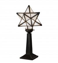 Meyda Black 235265 - 17" High Moravian Star Accent Lamp