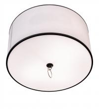 Meyda Black 235928 - 24" Wide Cilindro Textrene Pendant