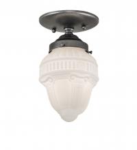 Meyda Black 236911 - 5" Wide Colonnade Semi-Flushmount