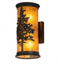 Meyda Black 237133 - 6" Wide Tamarack Wall Sconce