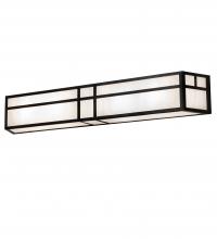 Meyda Black 237545 - 38" Wide Hyde Park Double T Mission Vanity Light