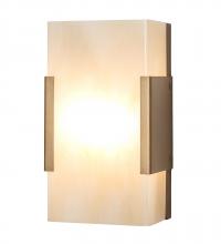 Meyda Black 237807 - 5" Wide Quadrato Vicio Wall Sconce