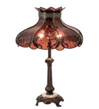 Meyda Black 240466 - 22" Wide Elizabeth Table Lamp